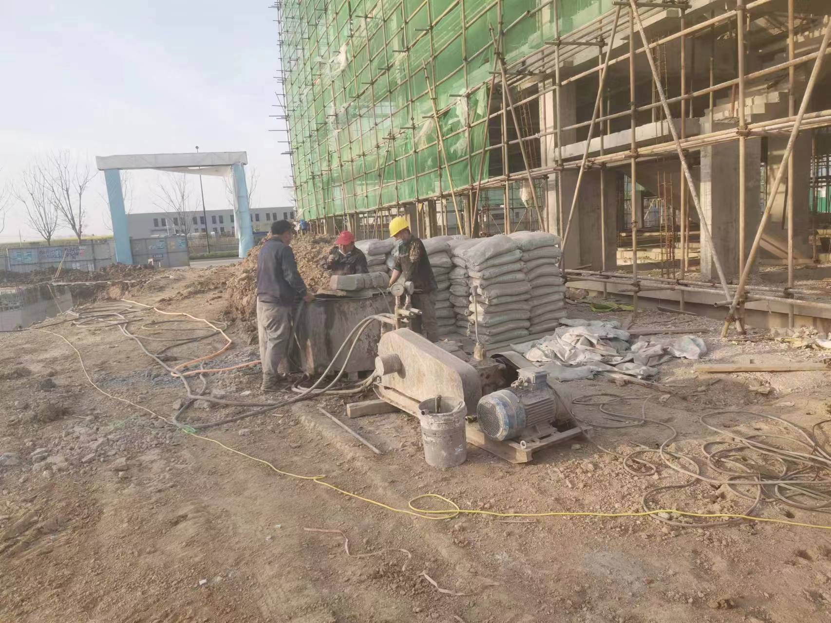 城步别墅下沉注浆